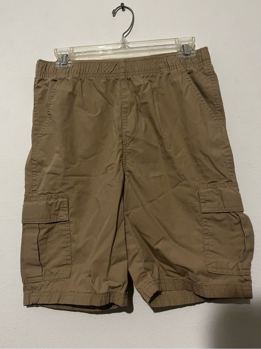 Children’s Place Size 16 Kids Cargo Shorts with Elastic Waist - Brown